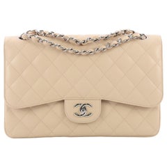 Chanel Classic Double Flap Bag Quilted Caviar Jumbo