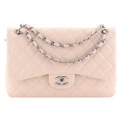 Chanel Classic Double Flap Bag Quilted Caviar Jumbo