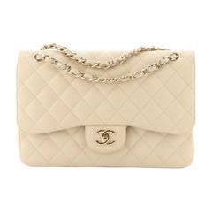 Chanel Classic Double Flap Bag Quilted Caviar Jumbo 