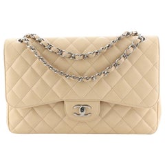 Chanel Classic Double Flap Bag Quilted Caviar Jumbo Chanel Classic Double Flap Bag Quilted Caviar Jumbo