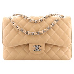 Chanel Classic Double Flap Bag Quilted Caviar Jumbo