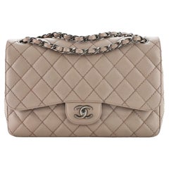 Chanel Classic Double Flap Bag Quilted Caviar Jumbo