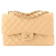 Chanel Classic Double Flap Bag Quilted Caviar Jumbo