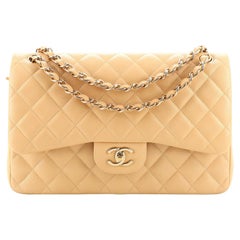 Chanel Classic Double Flap Bag Quilted Caviar Jumbo