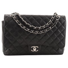 chanel maxi flap bag Chanel Classic Double Flap Bag Quilted Caviar Maxi