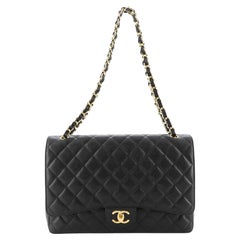 Chanel Classic Double Flap Bag Quilted Caviar Maxi Chanel Classic Double Flap Bag Quilted Caviar Maxi