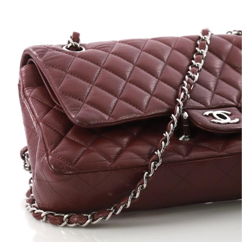 Chanel Classic Double Flap Bag Quilted Caviar Medium 2