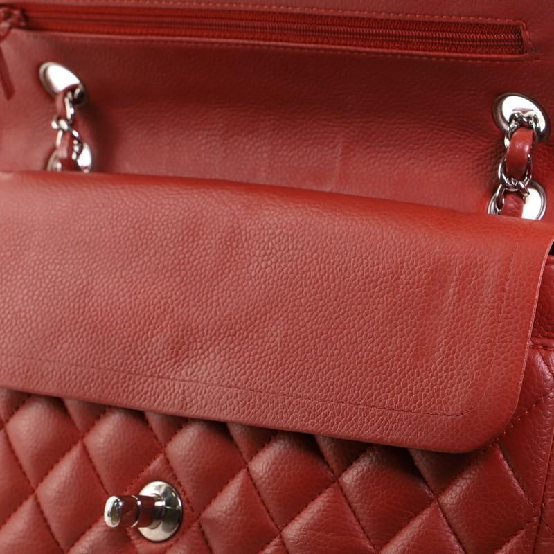 Chanel Classic Double Flap Bag Quilted Caviar Medium 4