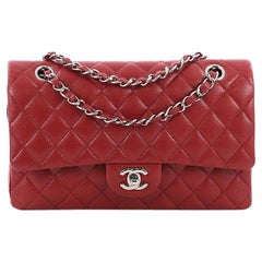 Chanel Classic Double Flap Bag Quilted Caviar Medium