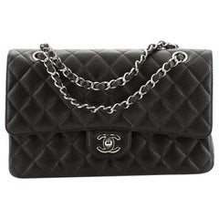 Chanel Classic Double Flap Bag Quilted Caviar Medium