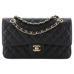 Chanel Classic Double Flap Bag Quilted Caviar Medium