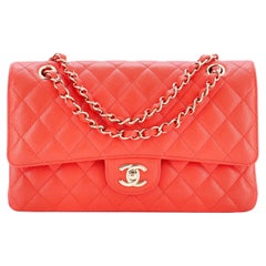 Chanel Classic Double Flap Bag Quilted Caviar Medium