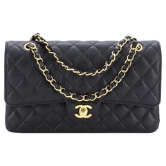 Chanel Classic Double Flap Bag Quilted Caviar Medium Chanel Classic Double Flap Bag Quilted Caviar Medium