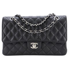 Chanel Classic Double Flap Bag Quilted Caviar Medium