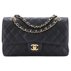 Chanel Classic Double Flap Bag Quilted Caviar Medium Chanel Classic Double Flap Bag Quilted Caviar Medium