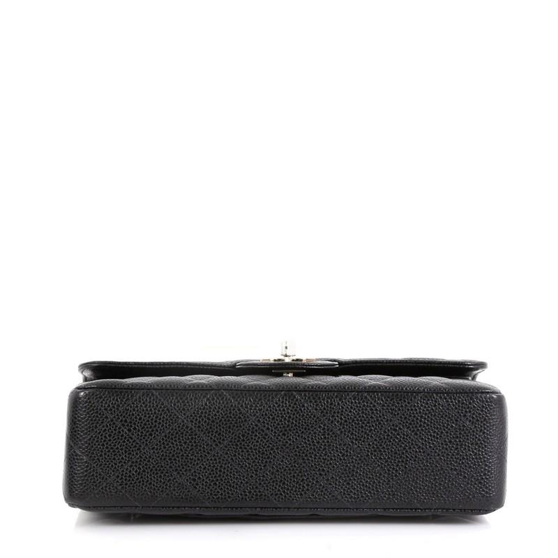 Women's or Men's Chanel Classic Double Flap Bag Quilted Caviar Small