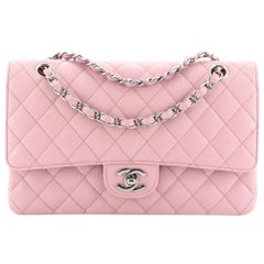 Chanel Classic Double Flap Bag Quilted Caviar Small