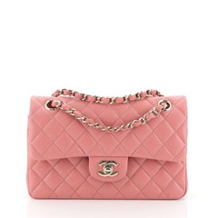 Chanel Classic Double Flap Bag Quilted Caviar Small