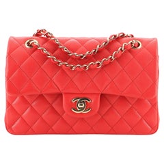 Chanel Classic Double Flap Bag Quilted Caviar Small