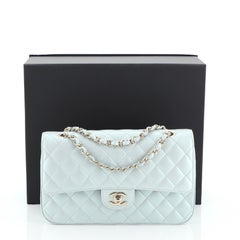 Chanel Classic Double Flap Bag Quilted Iridescent Calfskin Medium