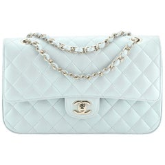 Chanel Classic Double Flap Bag Quilted Iridescent Calfskin Medium