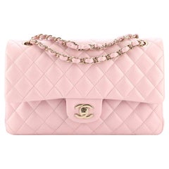 Chanel Classic Double Flap Bag Quilted Iridescent Calfskin Medium