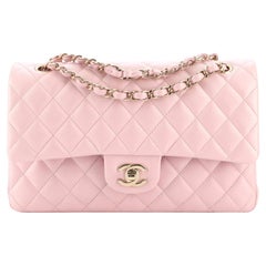 Chanel Classic Double Flap Bag Quilted Iridescent Calfskin Medium