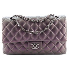 Chanel Classic Double Flap Bag Quilted Iridescent Calfskin Medium