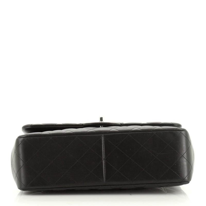 Chanel Classic Double Flap Bag Quilted Lambskin Jumbo  1