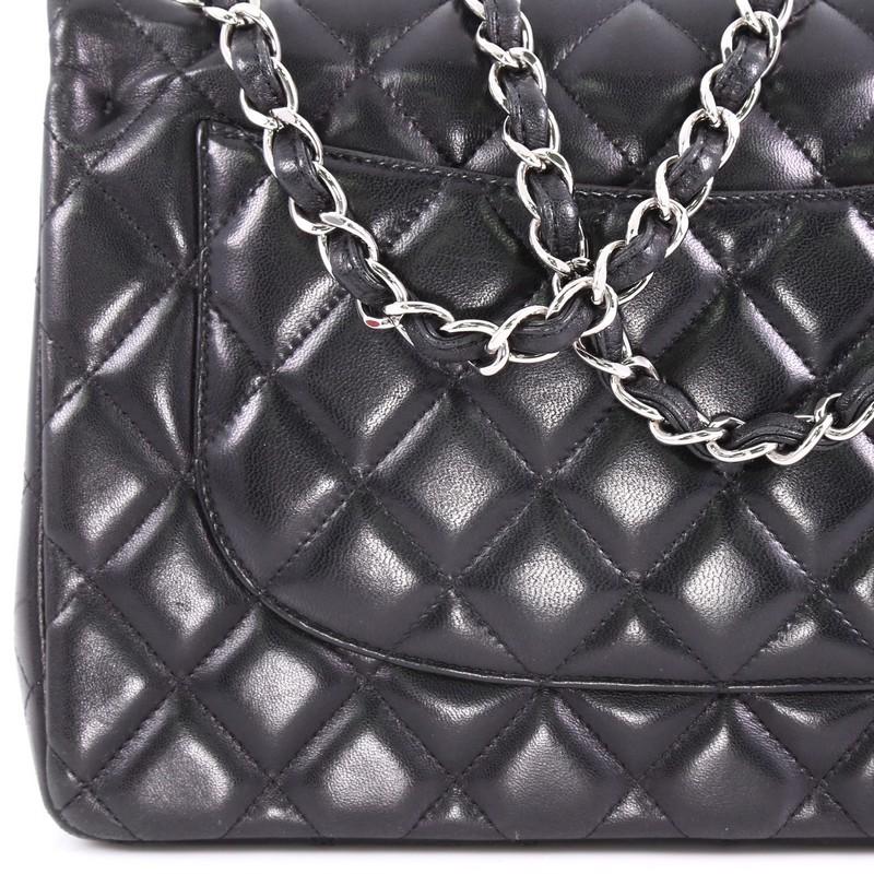 Chanel Classic Double Flap Bag Quilted Lambskin Jumbo 3