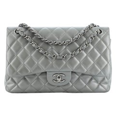 Chanel Classic Double Flap Bag Quilted Lambskin Jumbo