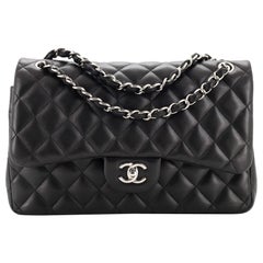 Chanel Classic Double Flap Bag Quilted Lambskin Jumbo