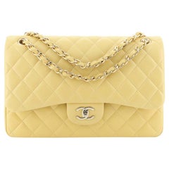 Chanel Classic Double Flap Bag Quilted Lambskin Jumbo