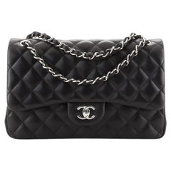 Chanel Classic Double Flap Bag Quilted Lambskin Jumbo