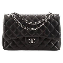 Chanel Classic Double Flap Bag Quilted Lambskin Jumbo