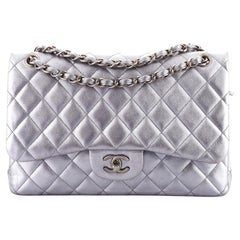Chanel Classic Double Flap Bag Quilted Lambskin Jumbo