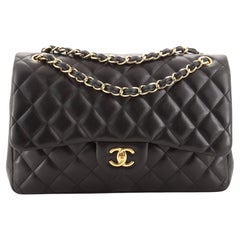 Chanel Classic Double Flap Bag Quilted Lambskin Jumbo