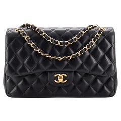 Chanel Classic Double Flap Bag Quilted Lambskin Jumbo