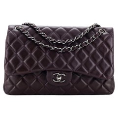 Chanel Classic Double Flap Bag Quilted Lambskin Jumbo