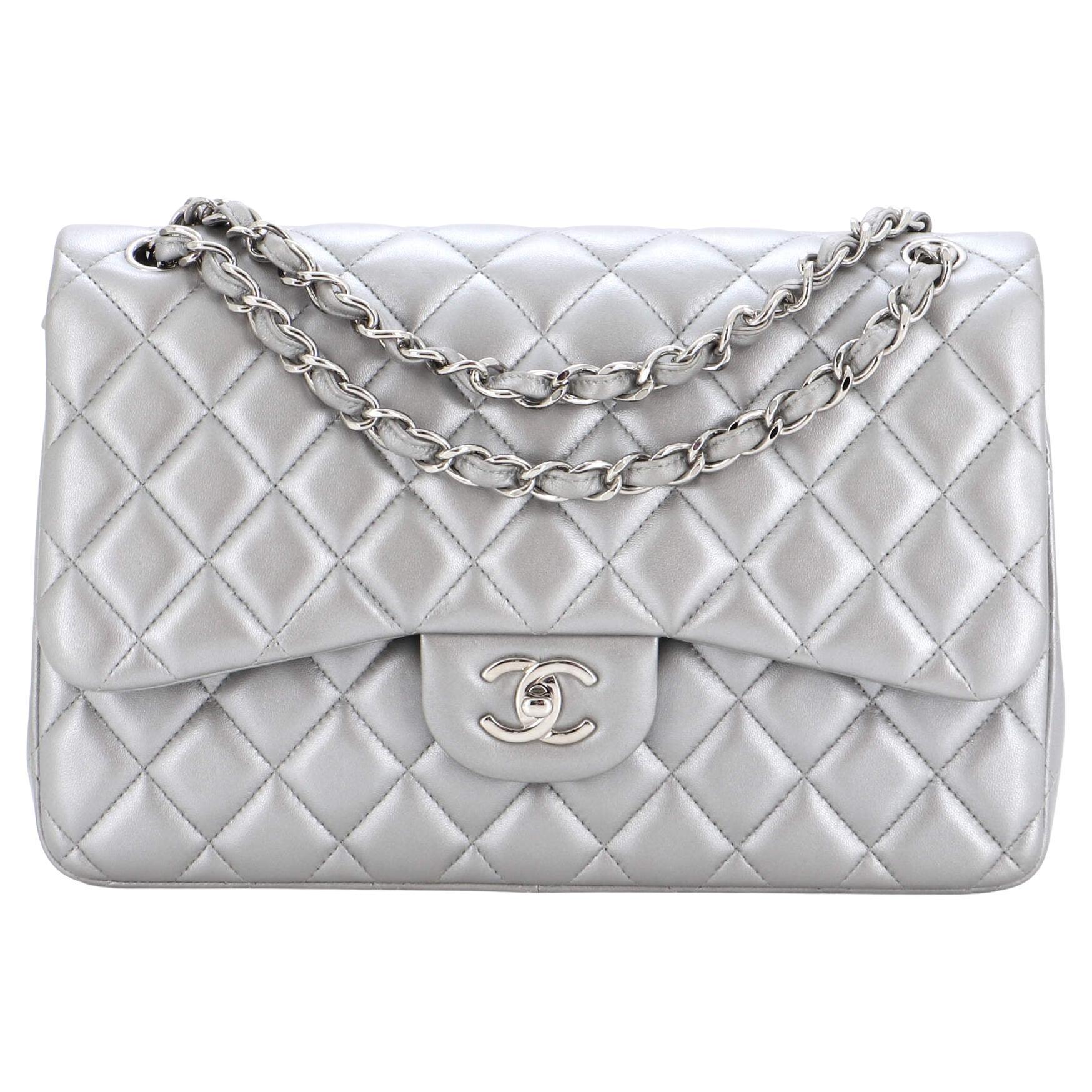 CHANEL Grand Shopping Tote (GST) Light Pink Caviar with Silver