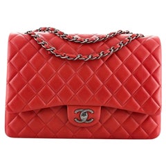 Chanel Classic Double Flap Bag Quilted Lambskin Maxi Chanel Classic Double Flap Bag Quilted Lambskin Maxi