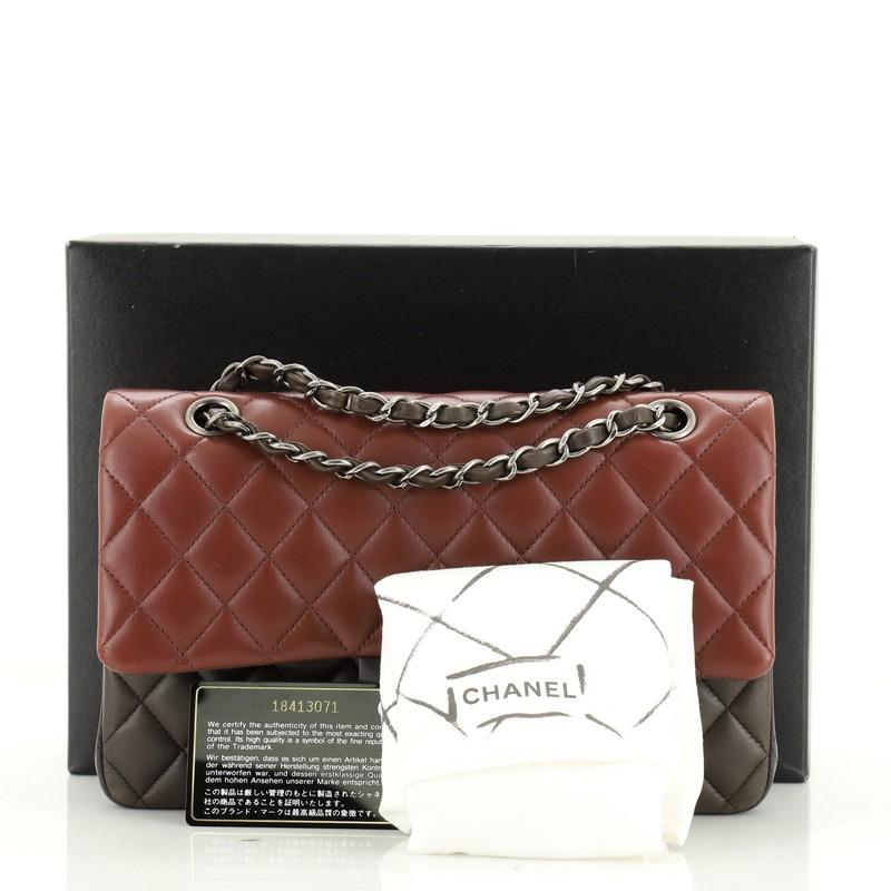 Estimated Retail Price: $5,800
Condition: Very good. Moderate wear on base corners, scuffs on exterior, underneath flap and in interior. Moderate indentations on interior flap, wear on strap, scratches on hardware. 
Accessories: Box, Authenticity