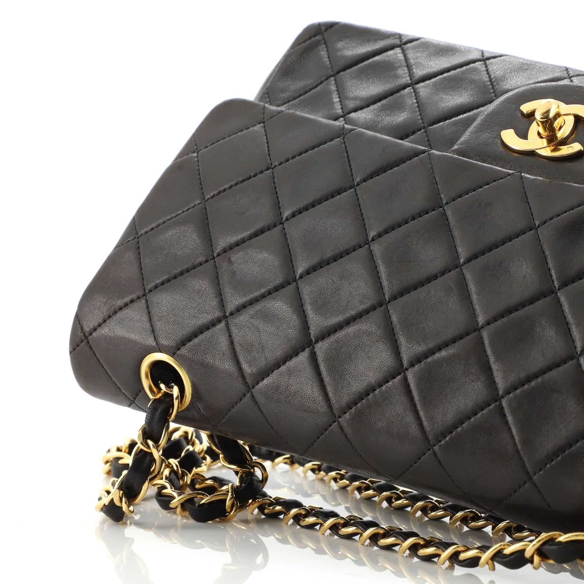 Chanel Classic Double Flap Bag Quilted Lambskin Medium 3