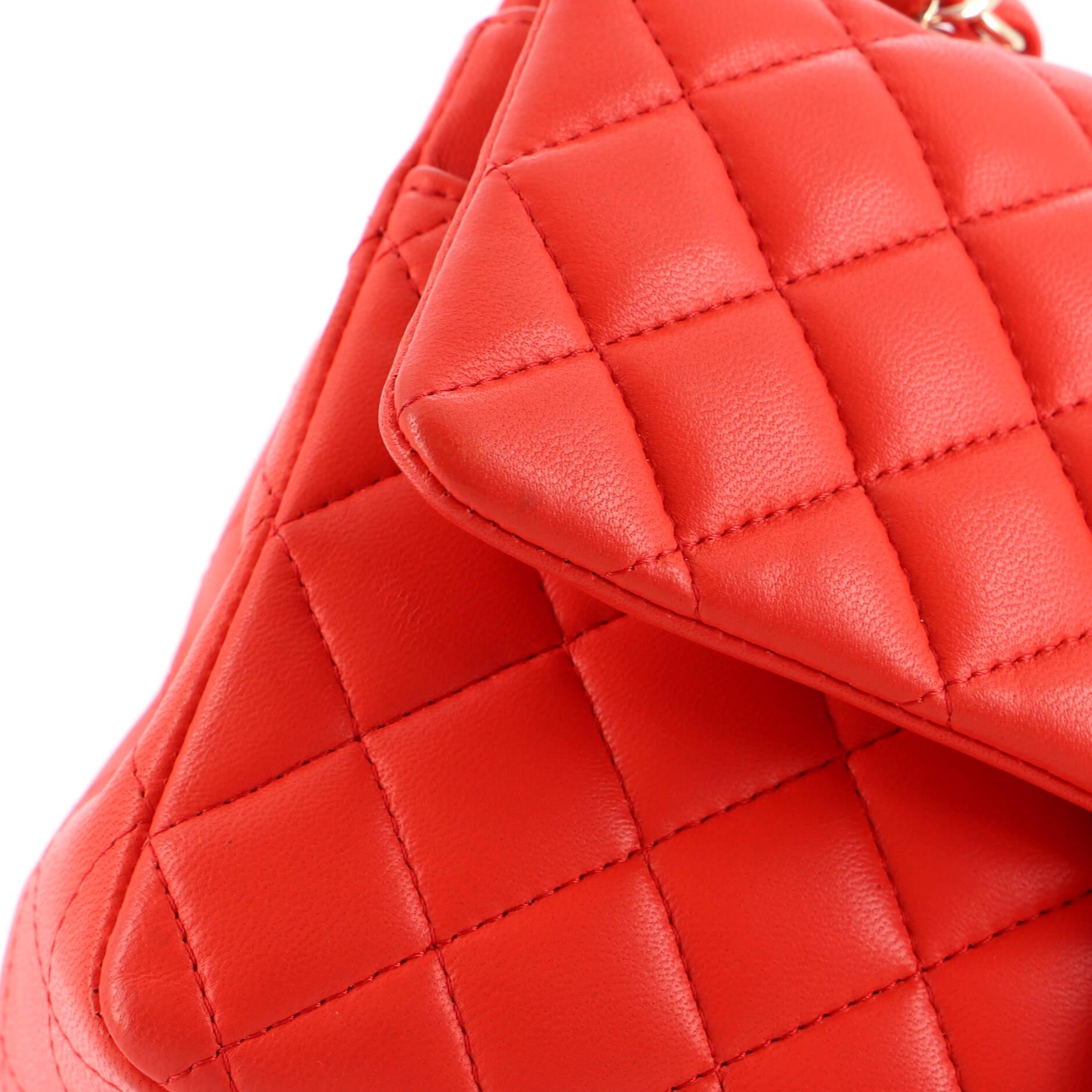 Chanel Classic Double Flap Bag Quilted Lambskin Medium 4