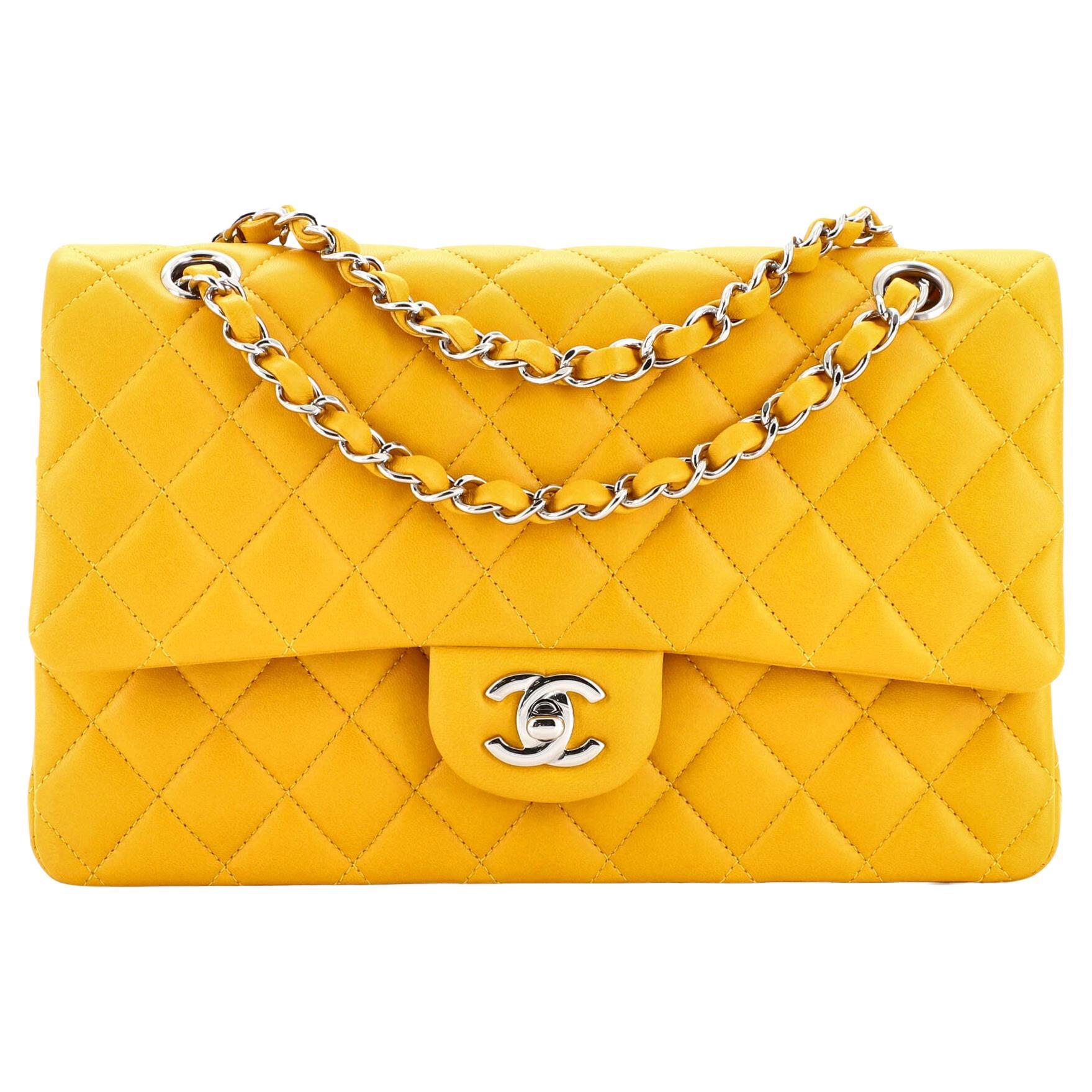 Chanel Classic Double Flap Bag Quilted Lambskin Medium