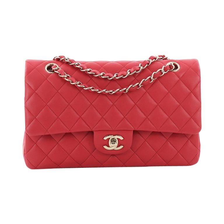 Chanel Classic Double Flap Bag Quilted Lambskin Medium