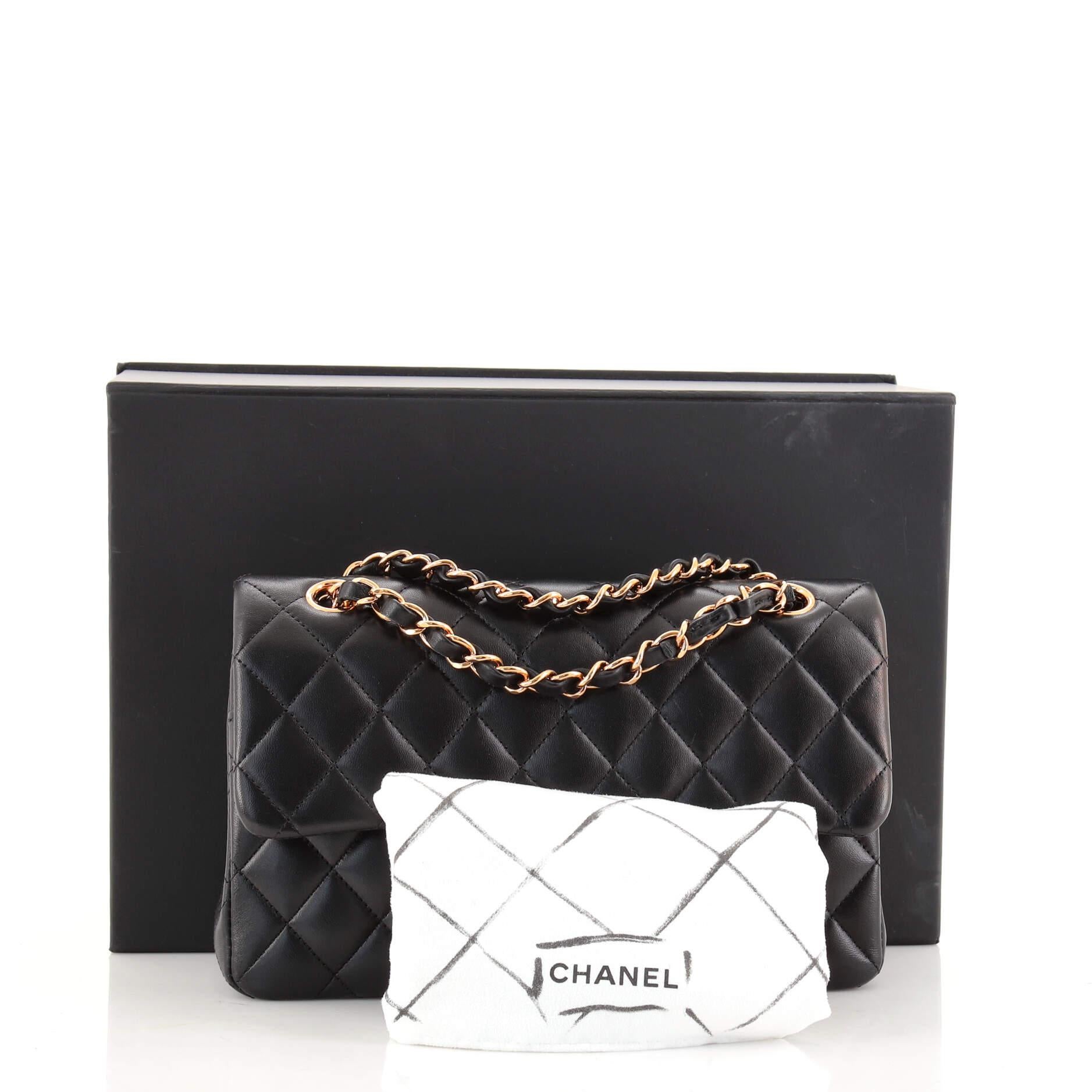 chanel small wallet bag leather