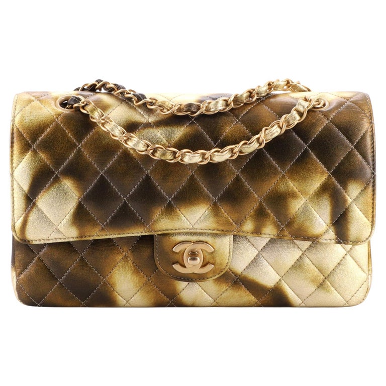 Chanel Flap Metallic Gold - 61 For Sale on 1stDibs