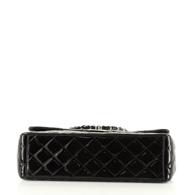 Women's or Men's Chanel Classic Double Flap Bag Quilted Patent Maxi