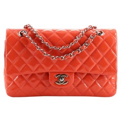 Chanel Classic Double Flap Bag Quilted Patent Medium